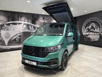 USED 2021 21 VOLKSWAGEN T6.1 Campervan 2.0 TDI T28 HIGHLINE EXECUTIVE 150 BHP DSG SWB BESPOKE LEATHER SLIDING RIB BED