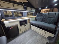 USED 2021 21 VOLKSWAGEN T6.1 Campervan 2.0 TDI T28 HIGHLINE EXECUTIVE 150 BHP DSG SWB BESPOKE LEATHER SLIDING RIB BED