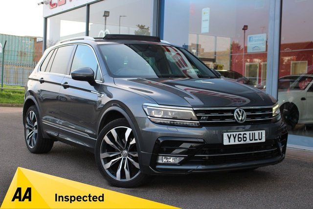 2016 VOLKSWAGEN TIGUAN 2.0 TDI BlueMotion Tech R-Line SUV 5dr Diesel DSG Euro 6 (s/s) (150 ps)