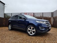 USED 2016 66 FORD EDGE 2.0 TDCi Zetec SUV 5dr Diesel Manual AWD Euro 6 (s/s) (180 ps) ** WE OFFER FINANCE ON THIS CAR **
