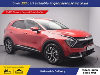 2025 KIA SPORTAGE 1.6 h T-GDi 3 SUV 5dr Petrol Hybrid Auto Euro 6 (s/s) (207 bhp) &pound;24995.00