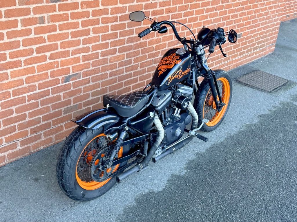 USED 2002 02 HARLEY-DAVIDSON SPORTSTER Custom Bobber 883cc // px swap 