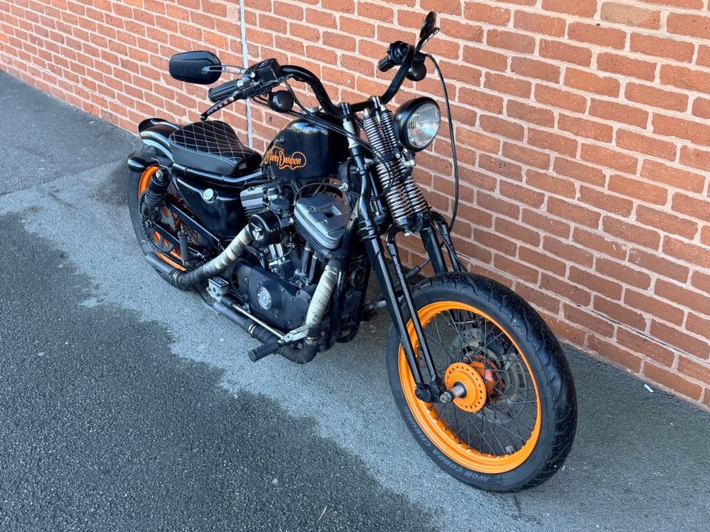 USED 2002 02 HARLEY-DAVIDSON SPORTSTER Custom Bobber 883cc // px swap 