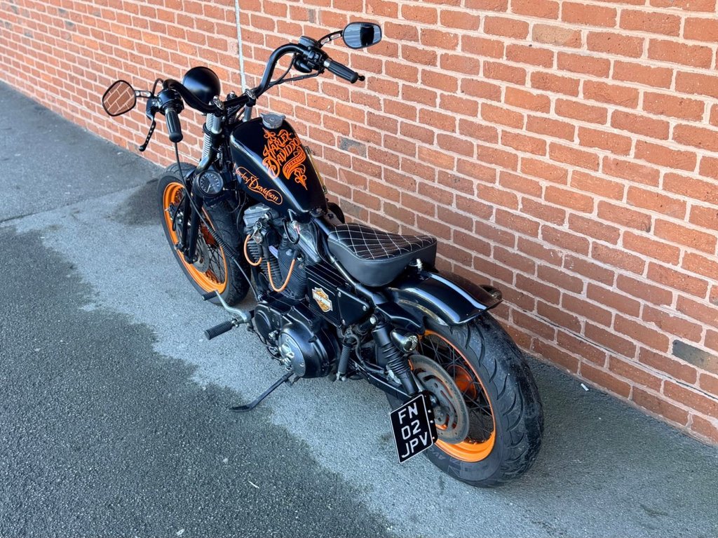 USED 2002 02 HARLEY-DAVIDSON SPORTSTER Custom Bobber 883cc // px swap 