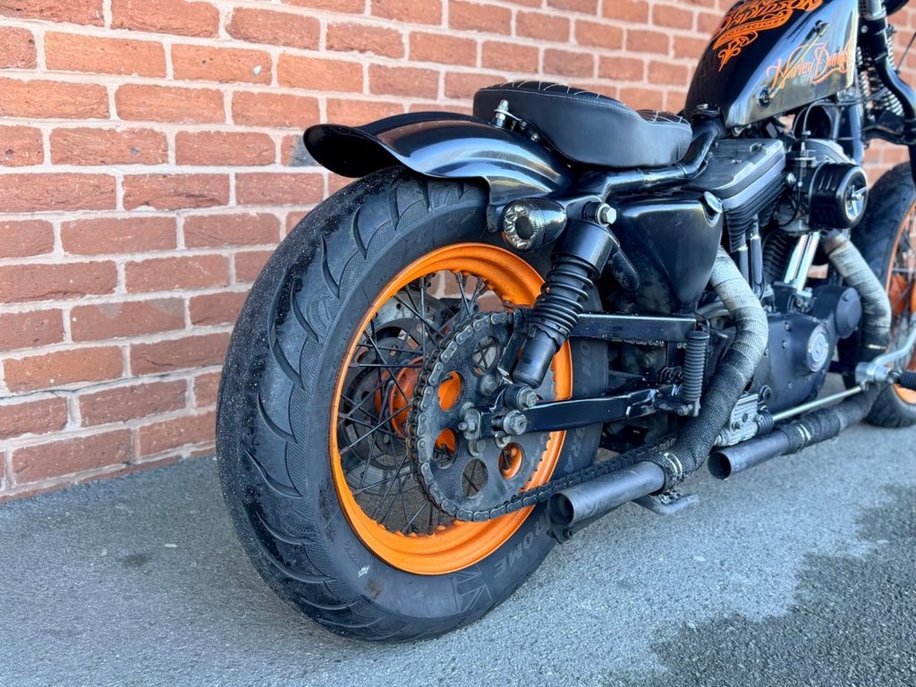 USED 2002 02 HARLEY-DAVIDSON SPORTSTER Custom Bobber 883cc // px swap 