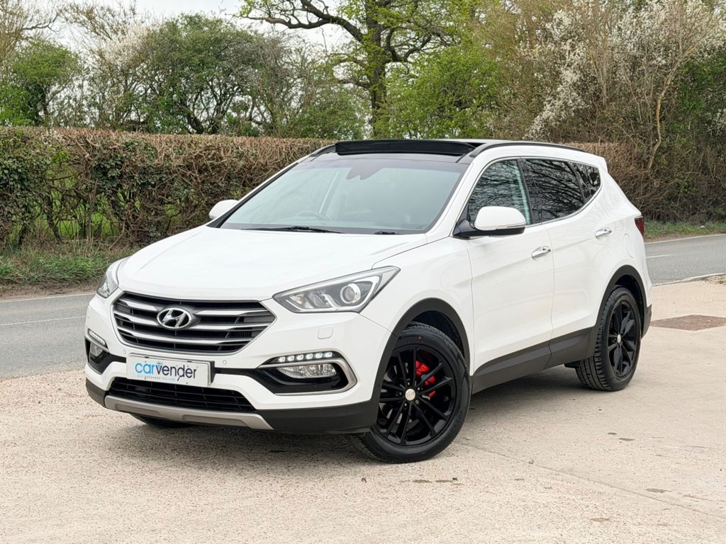 USED 2016 65 HYUNDAI SANTA FE 2.2 CRDi Blue Drive Premium SE SUV 5dr Diesel Auto 4WD Euro 6 (s/s) (7 Seat) (200ps) 5 Services|Roof|Camera|SatNav|R.F Sensors|Heated & Cold Seats|