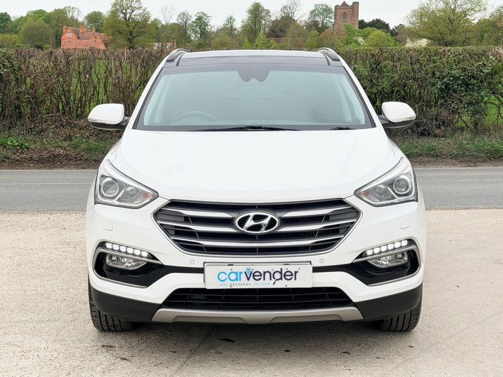 USED 2016 65 HYUNDAI SANTA FE 2.2 CRDi Blue Drive Premium SE SUV 5dr Diesel Auto 4WD Euro 6 (s/s) (7 Seat) (200ps) 5 Services|Roof|Camera|SatNav|R.F Sensors|Heated & Cold Seats|