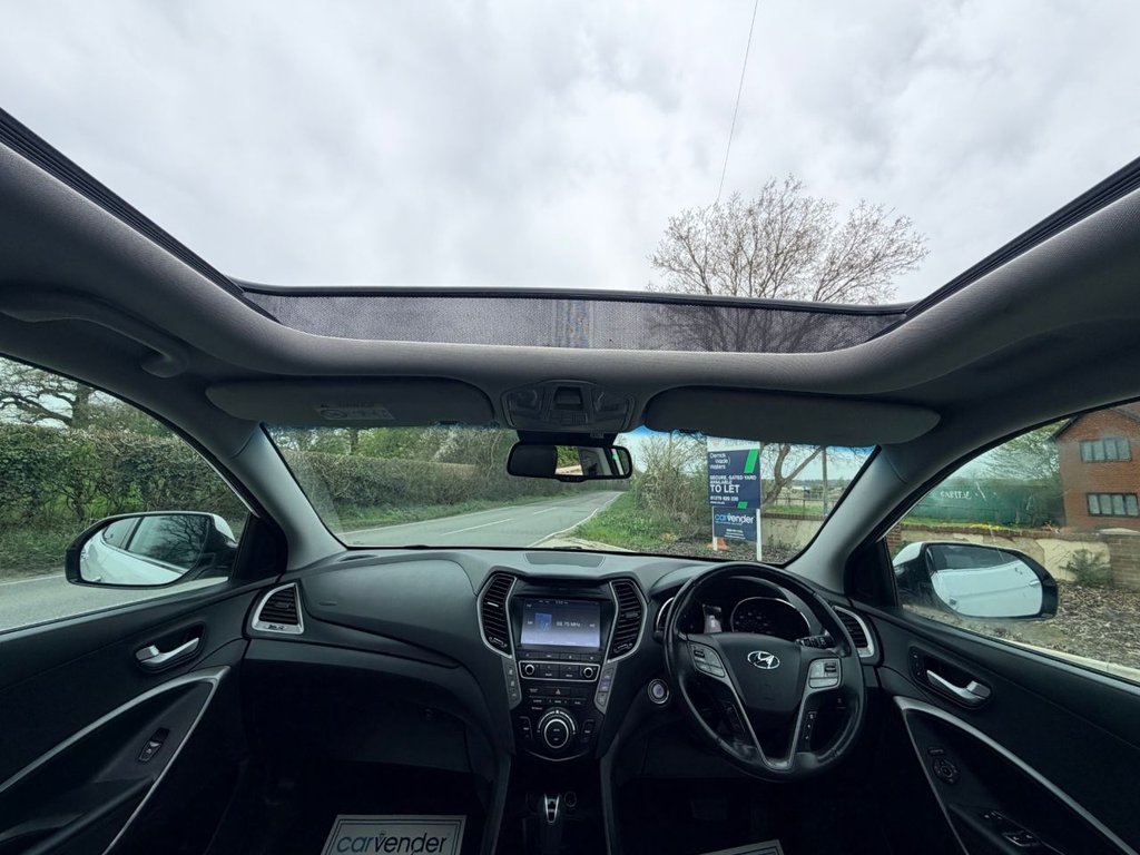 USED 2016 65 HYUNDAI SANTA FE 2.2 CRDi Blue Drive Premium SE SUV 5dr Diesel Auto 4WD Euro 6 (s/s) (7 Seat) (200ps) 5 Services|Roof|Camera|SatNav|R.F Sensors|Heated & Cold Seats|