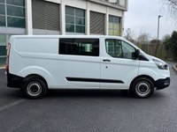 USED 2018 18 FORD TRANSIT CUSTOM 2.0 320 EcoBlue Crew Van Double Cab 5dr Diesel Manual L2 H1 Euro 6 (6 Seat) (130 ps) A/C | BLUETOOTH | HEATED WINDSCREEN