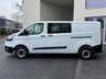 USED 2018 18 FORD TRANSIT CUSTOM 2.0 320 EcoBlue Crew Van Double Cab 5dr Diesel Manual L2 H1 Euro 6 (6 Seat) (130 ps) A/C | BLUETOOTH | HEATED WINDSCREEN