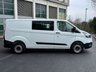 USED 2018 18 FORD TRANSIT CUSTOM 2.0 320 EcoBlue Crew Van Double Cab 5dr Diesel Manual L2 H1 Euro 6 (6 Seat) (130 ps) A/C | BLUETOOTH | HEATED WINDSCREEN