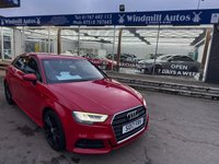 USED 2017 17 AUDI A3 1.5 TFSI CoD S line Sportback 5dr Petrol Manual Euro 6 (s/s) (150 ps) 