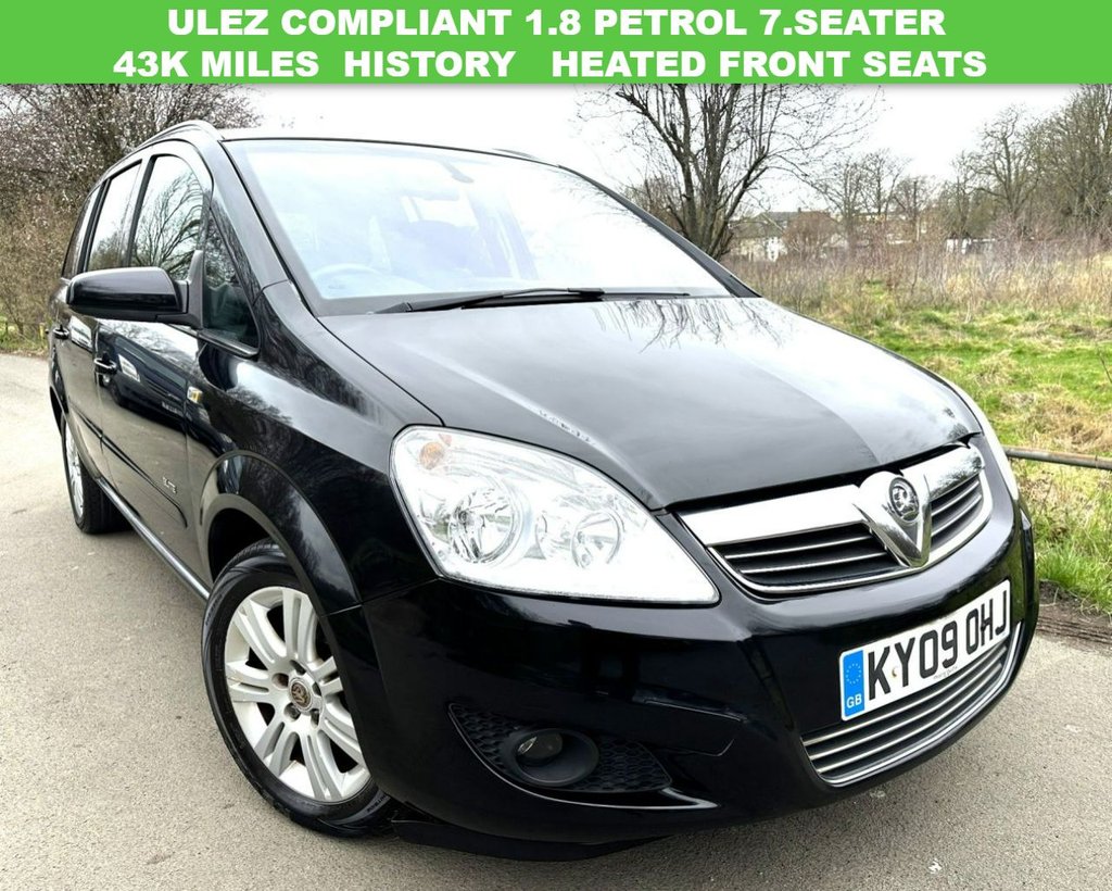 2009 Vauxhall Zafira 1.8 Elite