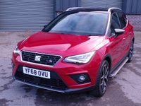 USED 2018 68 SEAT ARONA 1.0 TSI FR Sport Euro 6 (s/s) 5dr inc 1 yr warranty