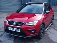 USED 2018 68 SEAT ARONA 1.0 TSI FR Sport Euro 6 (s/s) 5dr inc 1 yr warranty