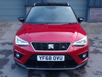 USED 2018 68 SEAT ARONA 1.0 TSI FR Sport Euro 6 (s/s) 5dr inc 1 yr warranty