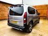 USED 2024 24 PEUGEOT RIFTER 3 Seat Auto Wheelchair Accessible Disabled Access Vehicle WAV 