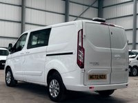 USED 2023 72 FORD TRANSIT CUSTOM 2.0 ECOBLUE DOUBLE CAB CREW VAN L1 H1 - NO VAT 