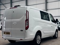 USED 2023 72 FORD TRANSIT CUSTOM 2.0 ECOBLUE DOUBLE CAB CREW VAN L1 H1 - NO VAT 