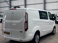 USED 2023 72 FORD TRANSIT CUSTOM 2.0 ECOBLUE DOUBLE CAB CREW VAN L1 H1 - NO VAT 