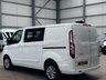USED 2023 72 FORD TRANSIT CUSTOM 2.0 ECOBLUE DOUBLE CAB CREW VAN L1 H1 - NO VAT 