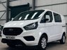USED 2023 72 FORD TRANSIT CUSTOM 2.0 ECOBLUE DOUBLE CAB CREW VAN L1 H1 - NO VAT 