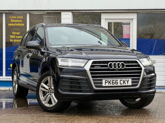 View our Audi Q7 3.0 TDI V6 S line SUV 5dr Diesel Tiptronic quattro Euro 6 (s/s) (272 ps)