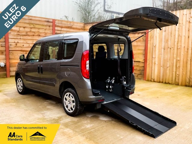 View our Fiat Doblo 4 Seat Wheelchair Accessible Disabled Access Vehicle WAV