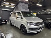USED 2016 16 VOLKSWAGEN TRANSPORTER 2.0 TDI T28 BlueMotion Big Wave 4 Berth Campervan 2016 VW TRANSPORTER 2.0 TDI BIG WAVE 4 BERTH POP TOP CAMPERVAN - COMPREHENSIVE VW S/H INCL CLUTCH AND BELTS - 1 PREVIOUS KEEPER - ROCK ROLL BED - TV - HEATER - HOB - FRIDGE - TOILET