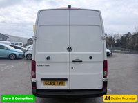 USED 2019 69 VOLKSWAGEN CRAFTER White 2.0 TDI Euro 6 panel van, 133.700 miles, ULEZ compliant, 6-Speed manual, 8in Touchscreen, DAB, Cruise and much more! Plus VAT @ 20%! This 2019 Volkswagen Crafter offers excellent peace of mind with a 3 month warranty and a full 12 months MOT provided on purchase. This particular Crafter is the 2.0 TDI CR35 Trendline FWD MWB Euro 6 model, featuring a robust 2.0 litre diesel engine that produces 138 bhp. The Trendline trim level ensures a comfortable and functional driving experience, enhanced by the Composition Media system which includes DAB+ radio and an 8 inch touch screen with Bluetooth connectivity for seamless phone inte