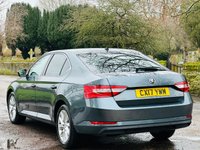 USED 2017 17 SKODA SUPERB 2.0 TDI SE Business Hatchback 5dr Diesel DSG Euro 6 (s/s) (150 ps) LEATHER+SAT NAV+SENSORS+ULEZ