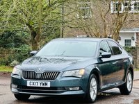 USED 2017 17 SKODA SUPERB 2.0 TDI SE Business Hatchback 5dr Diesel DSG Euro 6 (s/s) (150 ps) LEATHER+SAT NAV+SENSORS+ULEZ