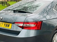 USED 2017 17 SKODA SUPERB 2.0 TDI SE Business Hatchback 5dr Diesel DSG Euro 6 (s/s) (150 ps) LEATHER+SAT NAV+SENSORS+ULEZ