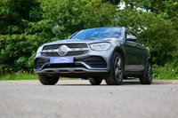 USED 2019 69 MERCEDES-BENZ GLC 2.0 GLC220d AMG Line Coupe 5dr Diesel G-Tronic+ 4MATIC Euro 6 (s/s) (194 ps) SELENITE GREY METALLIC PAINTWORK + WOOD TRIM + HEATED SEATS + LUMBAR
