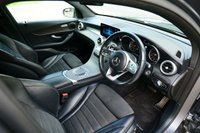 USED 2019 69 MERCEDES-BENZ GLC 2.0 GLC220d AMG Line Coupe 5dr Diesel G-Tronic+ 4MATIC Euro 6 (s/s) (194 ps) SELENITE GREY METALLIC PAINTWORK + WOOD TRIM + HEATED SEATS + LUMBAR