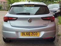 USED 2016 66 VAUXHALL ASTRA 1.4i Turbo SRi Hatchback 5dr Petrol Manual Euro 6 (150 ps) LOW MILES - FINANCE & PART EXCHANGE
