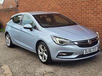 USED 2016 66 VAUXHALL ASTRA 1.4i Turbo SRi Hatchback 5dr Petrol Manual Euro 6 (150 ps) LOW MILES - FINANCE & PART EXCHANGE