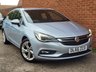 USED 2016 66 VAUXHALL ASTRA 1.4i Turbo SRi Hatchback 5dr Petrol Manual Euro 6 (150 ps) LOW MILES - FINANCE & PART EXCHANGE