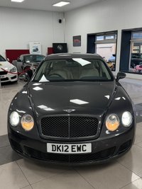 USED 2012 12 BENTLEY CONTINENTAL 6.0 W12 Flying Spur Speed Saloon 4dr Petrol Auto 4WD Euro 4 (610 ps) FULL BENTLEY SERVICE HISTORY & MASSAGE SEATS & SPEED EDITION!