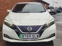 USED 2019 69 NISSAN LEAF 40kWh Acenta Hatchback 5dr Electric Auto (150 ps) SAT NAV  REAR CAMERA  2 CABLES