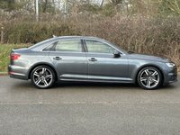 USED 2016 65 AUDI A4 2.0 TFSI S line Saloon 4dr Petrol Manual Euro 6 (s/s) (190 ps) NAV, SENSORS, CRUISE, CARPLAY