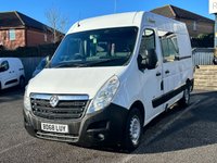 USED 2019 68 VAUXHALL MOVANO 2.3 CDTi 3500 Panel Van 5dr Diesel Manual FWD L2 H2 Euro 6 (130 ps) 1 Owner, Full Service History