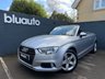 USED 2017 17 AUDI A3 CABRIOLET 1.4 TFSI CoD Sport Convertible 2dr Petrol S Tronic Euro 6 (s/s) (150 ps) Dual Climate control A/C, Apple Car Play, Sat Nav, Cruise Control, Bluetooth, USB Input, Auto Wipers, Dynamic Drive modes, Heated Folding Wingmirrors, DAB radio, LED Daytime Running Lights, Rear Parking Sensors, Auto Headlights, 17 Inch Alloy Wheels