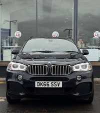 USED 2016 66 BMW X5 3.0 40d M Sport SUV 5dr Diesel Auto xDrive Euro 6 (s/s) (313 ps) THIS CAR COMES WITH 6 MONTHS WARRANTY , BREAKDOWN COVER & RECOVERY++  GREAT EXAMPLE OF AUTOMATIC 4 X 4 + NAVIGATION SYSTEM + BLUETOOTH + DAB RADIO + USB CONNECTION + FRONT AND REAR PARKING SENSORS + FULL  LEATHER TRIM  + FRONT HEATED SEATS + CRUISE CONTROL + CLIMATE CONTROL + PRIVACY GLASS + 20 INCH ALLOY WHEELS + AUTO START STOP + ELECTRIC PARKING BRAKE + HILL HOLD ASSIST + ELECTRIC SEAT ADJUSTMENT + FOLDING MIRRORS + TRACTION CONTROL + DAY TIME RUNNING LIGHTS + KEY LESS START + AUTO TAILGATE +