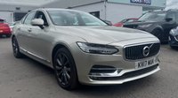 USED 2017 17 VOLVO S90 2.0 D5 PowerPulse Inscription Saloon 4dr Diesel Auto AWD Euro 6 (s/s) (235 ps) THIS CAR COMES WITH 6 MONTHS WARRANTY , BREAKDOWN COVER & RECOVERY++  GREAT EXAMPLE OF AUTOMATIC SALOON + NAVIGATION SYSTEM + BLUETOOTH + DAB RADIO + USB CONNECTION + FRONT AND REAR PARKING SENSORS + FULL  LEATHER TRIM  + FRONT HEATED SEATS + FRONT MEMORY SEATS + CRUISE CONTROL + CLIMATE CONTROL + 18 INCH ALLOY WHEELS + AUTO START STOP + ELECTRIC PARKING BRAKE + HILL HOLD ASSIST + ELECTRIC SEAT ADJUSTMENT + TRACTION CONTROL + DAY TIME RUNNING LIGHTS + KEY LESS START + LUMBAR SUPPORT +