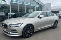 USED 2017 17 VOLVO S90 2.0 D5 PowerPulse Inscription Saloon 4dr Diesel Auto AWD Euro 6 (s/s) (235 ps) THIS CAR COMES WITH 6 MONTHS WARRANTY , BREAKDOWN COVER & RECOVERY++  GREAT EXAMPLE OF AUTOMATIC SALOON + NAVIGATION SYSTEM + BLUETOOTH + DAB RADIO + USB CONNECTION + FRONT AND REAR PARKING SENSORS + FULL  LEATHER TRIM  + FRONT HEATED SEATS + FRONT MEMORY SEATS + CRUISE CONTROL + CLIMATE CONTROL + 18 INCH ALLOY WHEELS + AUTO START STOP + ELECTRIC PARKING BRAKE + HILL HOLD ASSIST + ELECTRIC SEAT ADJUSTMENT + TRACTION CONTROL + DAY TIME RUNNING LIGHTS + KEY LESS START + LUMBAR SUPPORT +