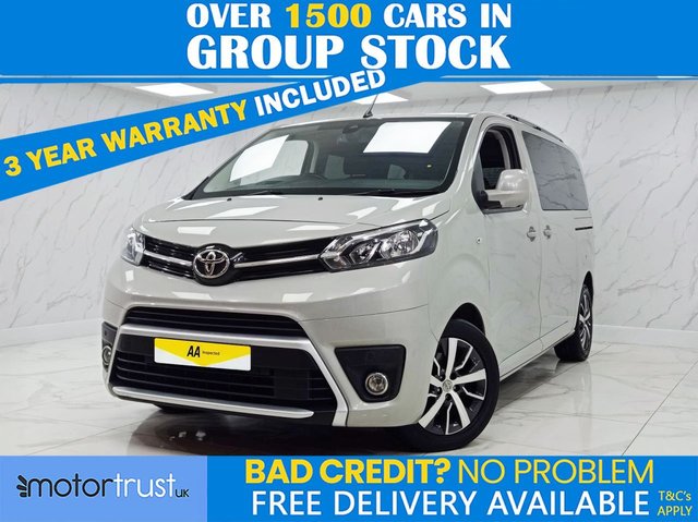View our Toyota Proace Verso 2.0D Family Medium MPV 5dr Diesel Auto MWB Euro 6 (s/s) (8 Seat) (180 ps)