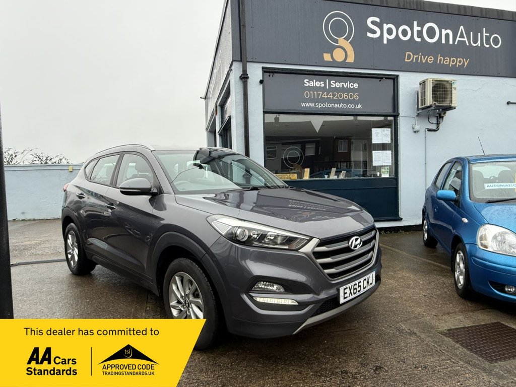 USED 2015 65 HYUNDAI TUCSON 1.6 GDi Blue Drive SE Nav SUV 5dr Petrol Manual Euro 6 (s/s) (132 ps) SAT NAV+REAR CAMERA+BLUETOOTH