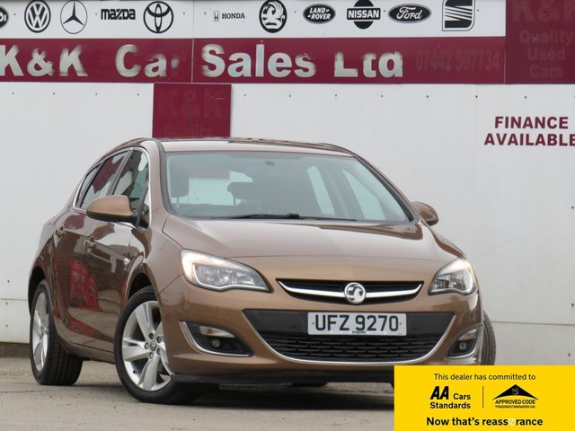 2014 VAUXHALL ASTRA 2014 1.6 16v SRi Hatchback 5dr Petrol Auto Euro 5 (115 ps)