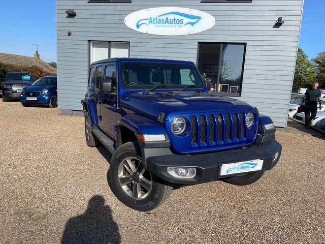 2019 69 JEEP WRANGLER 2.0 GME Sahara SUV 4dr Petrol Auto 4WD Euro 6 (s/s) (272 ps) DUAL CLIMATE, FRONT + REAR PARK